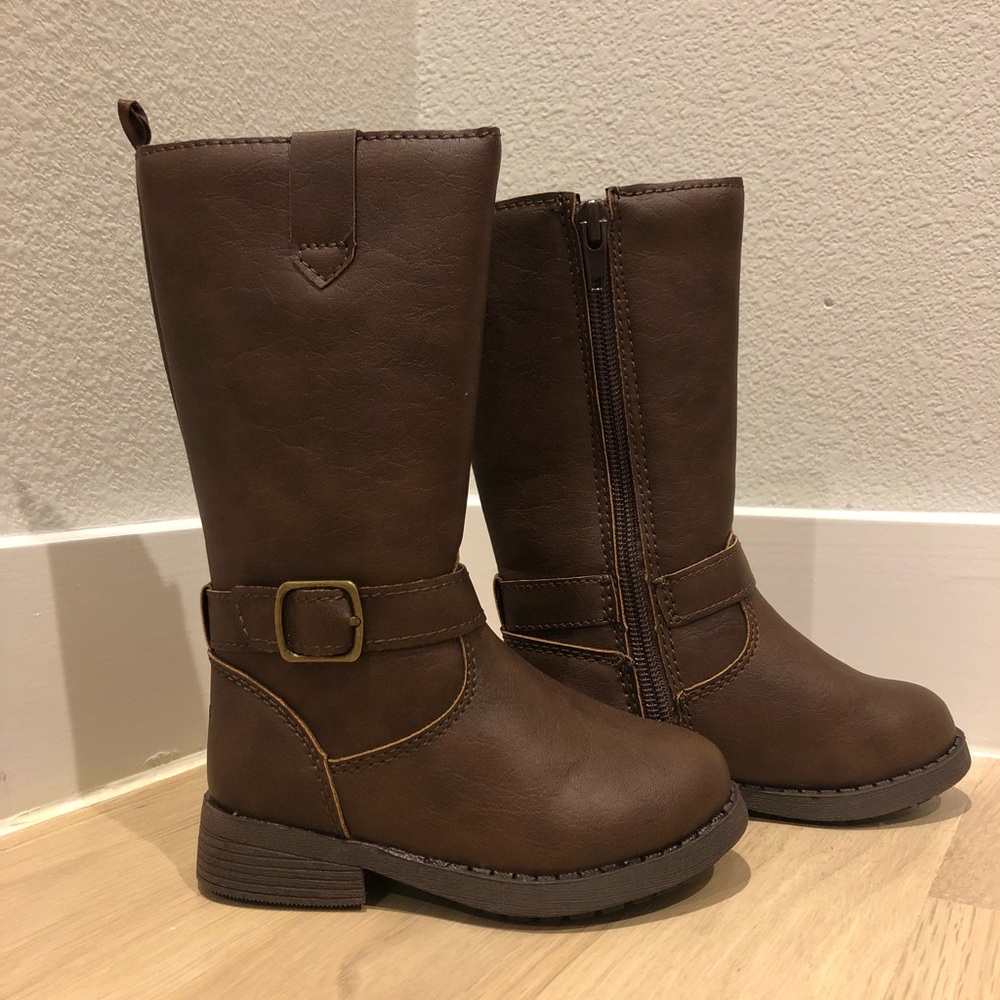 Girls brown riding boot OshKosh never worn